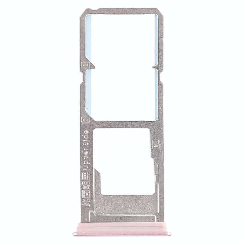For Vivo Y79 2 x SIM Card Tray + Micro SD Card Tray (Rose Gold)