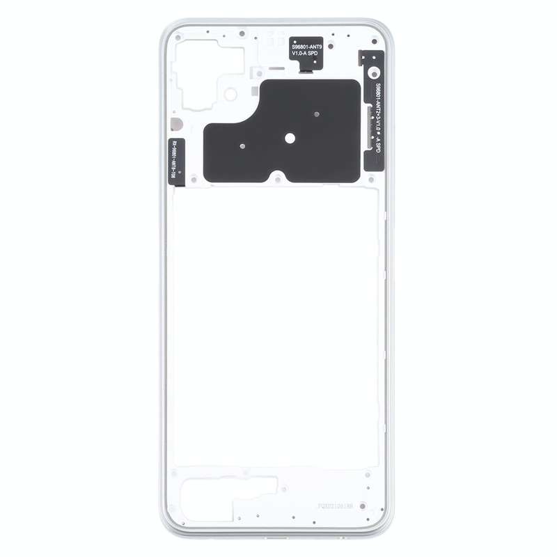For Samsung Galaxy A22 5G  Middle Frame Bezel Plate (White)