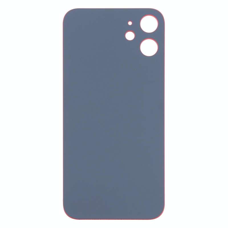 Easy Replacement Big Camera Hole Back Battery Cover for iPhone 12(Red)