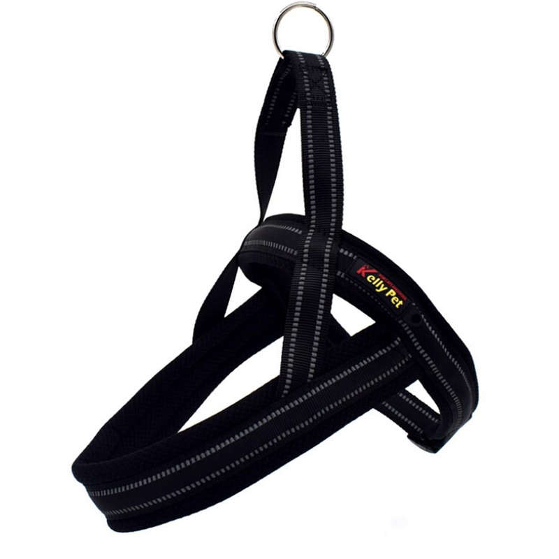 Pet Dogs A7 Reflective Polyester Chest Harness Lead Leash Traction Big Dogs Safety Chain Rope Col...