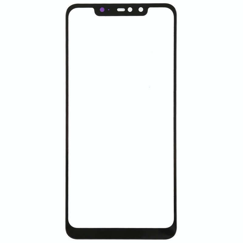Front Screen Outer Glass Lens for Xiaomi Redmi Note 6 Pro(Black)