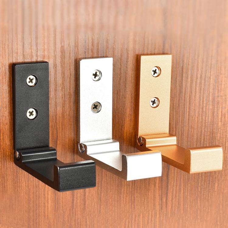 Collapsible Clothes Hanger Robe Hook Decorative Bathroom Wall Mounted Hooks(Silver Hook (Send Scr...