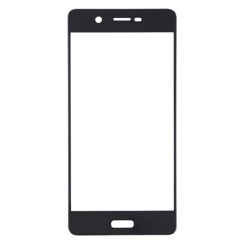 Front Screen Outer Glass Lens for Nokia 5 TA-1024 TA-1027 TA-1044 TA-1053(Black)