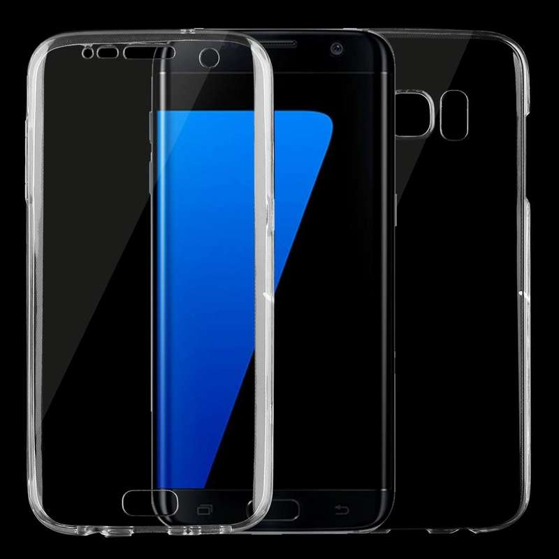For Galaxy S7 Edge / G935 0.75mm Double-sided Ultra-thin Transparent TPU Protective Case (Transpa...