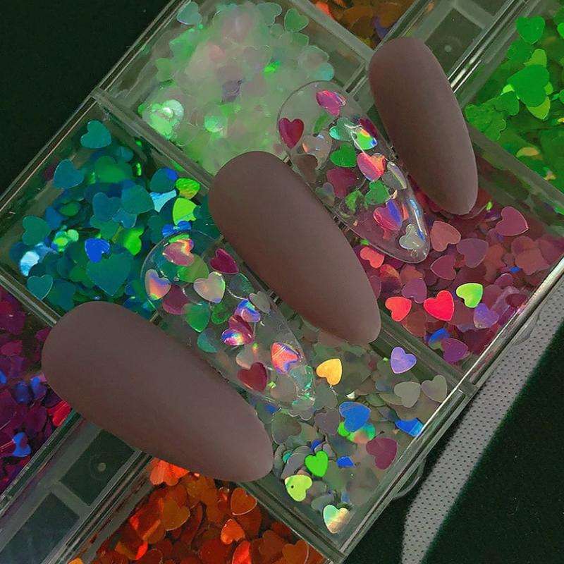 2 PCS Nail Art Butterfly Laser Symphony Sequins, Specification:20