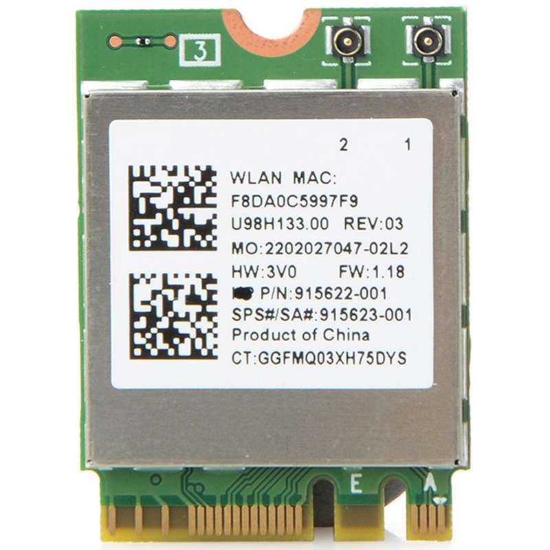 RTL8822BE Dual Band AC 433M Network Adapter Card Bluetooth 4.0 Wireless Network Adapter Card for ...