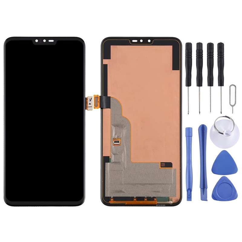 Original LCD Screen for LG V50 ThinQ  LM-V500XM LM-V500N with Digitizer Full Assembly(Black)