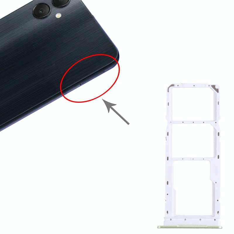 For Samsung Galaxy A05 SM-A055 Original SIM + SIM Card Tray + Micro SD Card Tray (Green)
