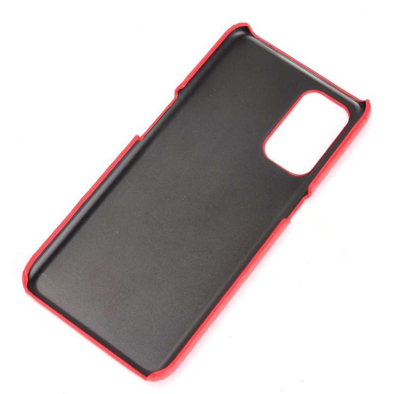 For OPPO Reno5 5G / Find X3 Lite Shockproof Crocodile Texture PC + PU Case(Black)