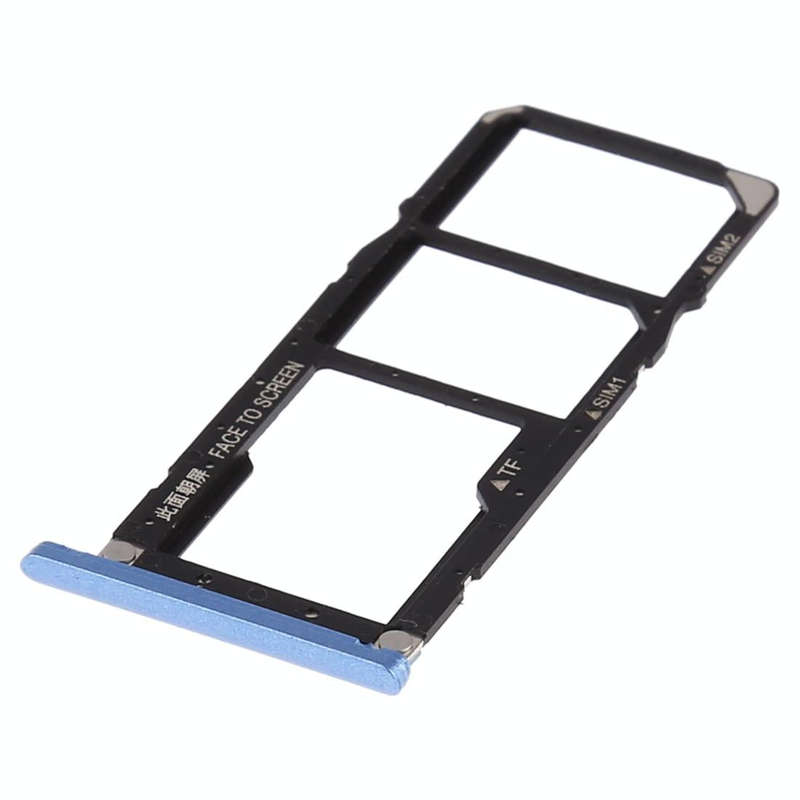 SIM Card Tray + SIM Card Tray + Micro SD Card for Xiaomi Redmi S2(Blue)