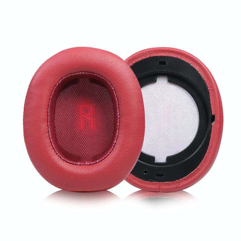 1 Pair Headphone Cover Foam Cover for JBL E55BT, Color: Red