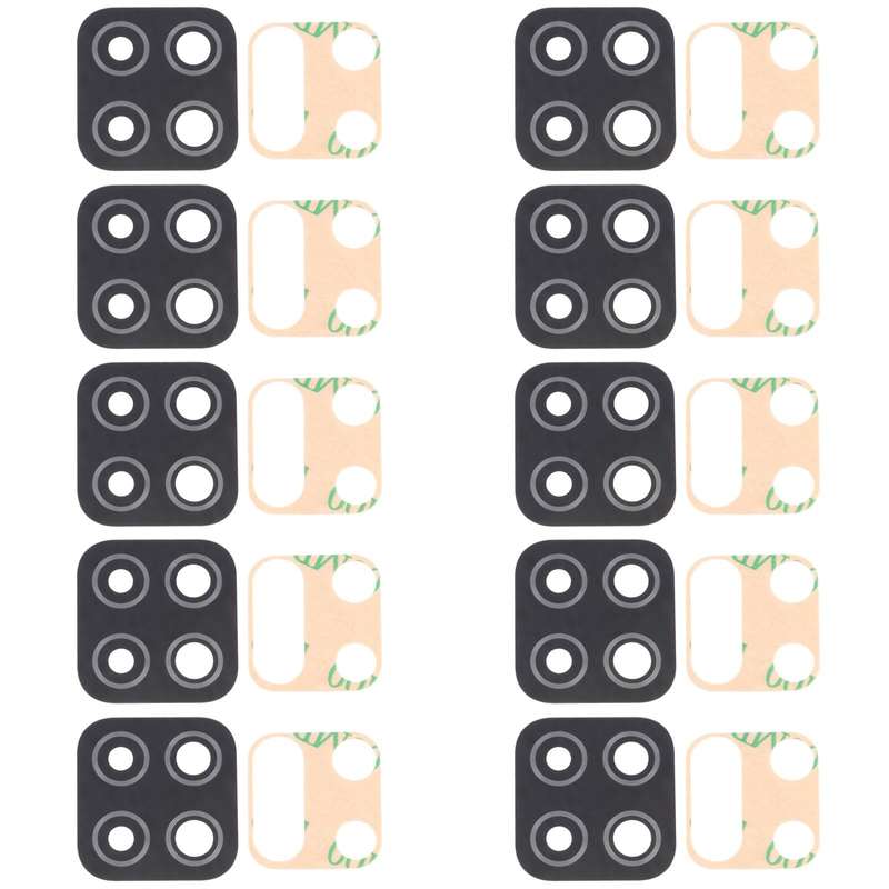 For Samsung Galaxy M12 SM-M127 10pcs Back Camera Lens