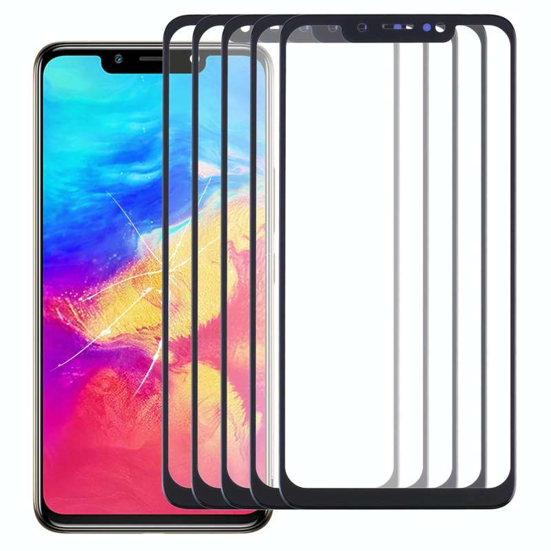 For Infinix Hot 7 X624B, X624, X652A 5pcs Front Screen Outer Glass Lens