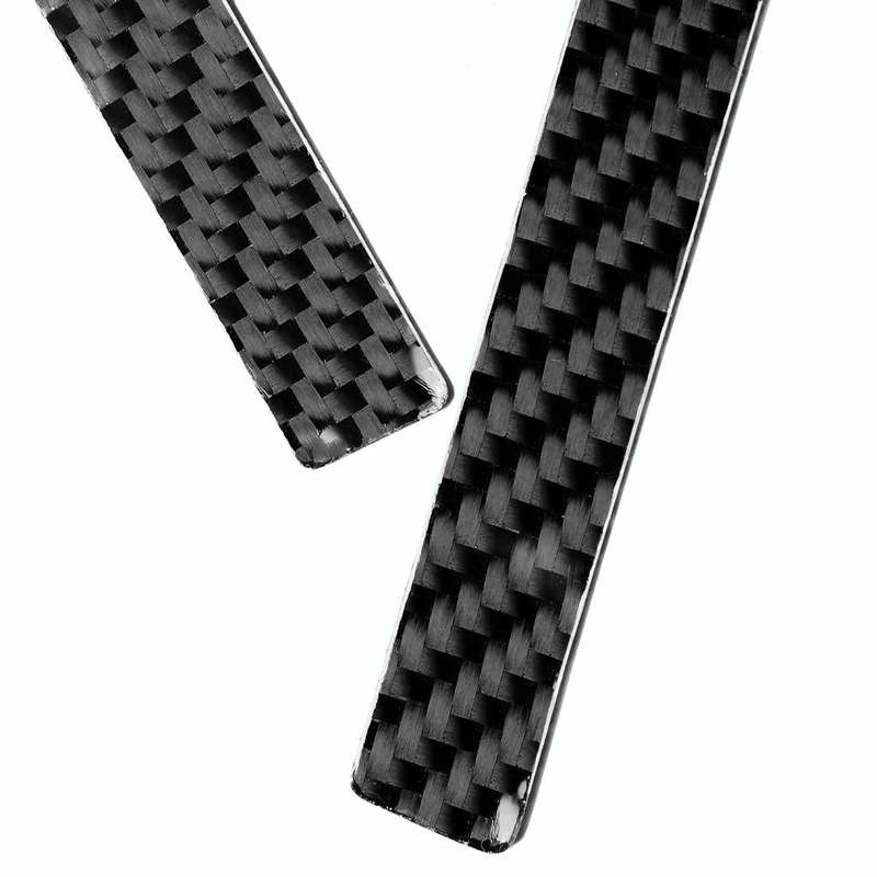 Car Carbon Fiber Goalpost Decorative Sticker for Toyota Land Cruiser Prado 2010-2018, Left and Ri...