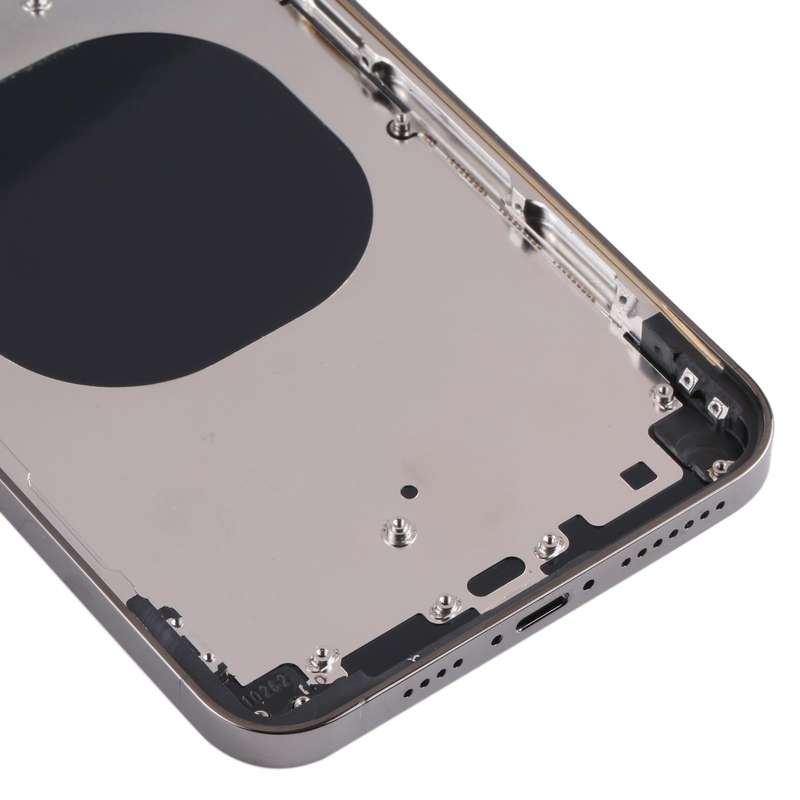 Back Housing Cover with Appearance Imitation of iP13 Pro Max for iPhone XS Max(Black)