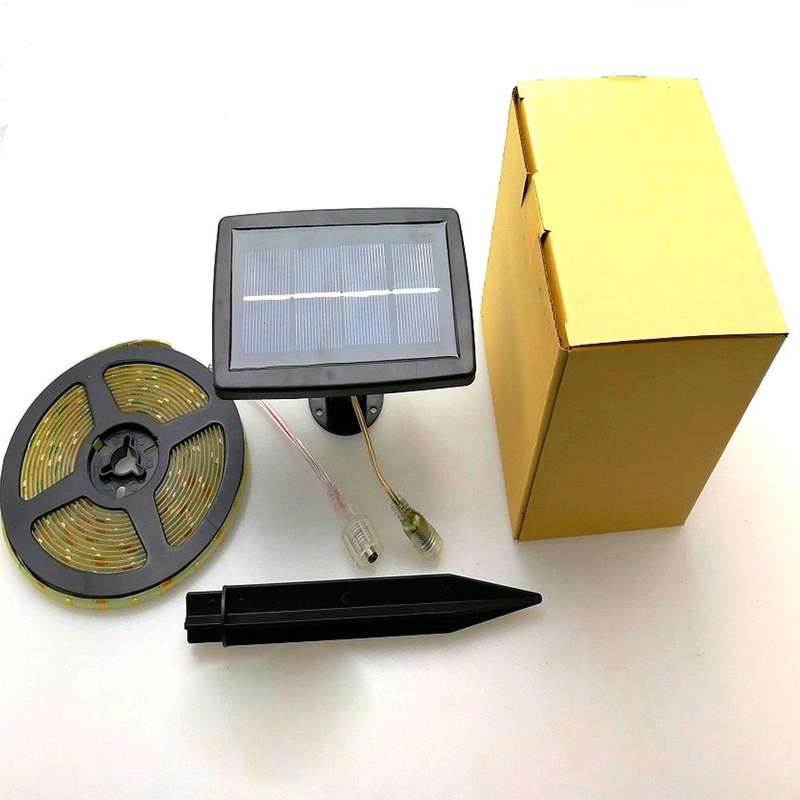 TYN002 5m 150 LEDs Solar Powered Garden Decoration LED Light Strip (Red Light)