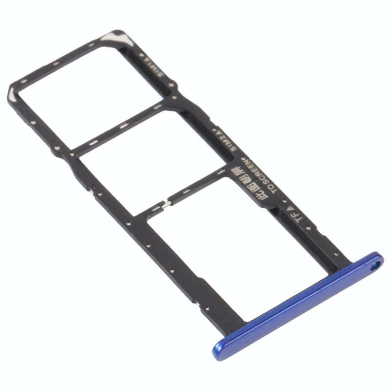 SIM Card Tray + SIM Card Tray + Micro SD Card Tray for Honor 8S (Blue)