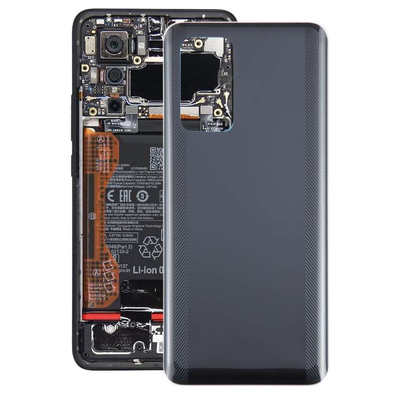 For Xiaomi Poco F5 Pro OEM Glass Material Battery Back Cover(Black)