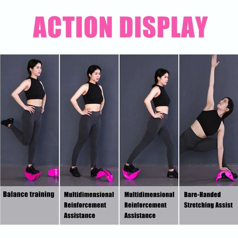 Fitness Inclined Stretching Board Trainer Calf Relaxation Standing Stretching Pedal, Color: Purpl...