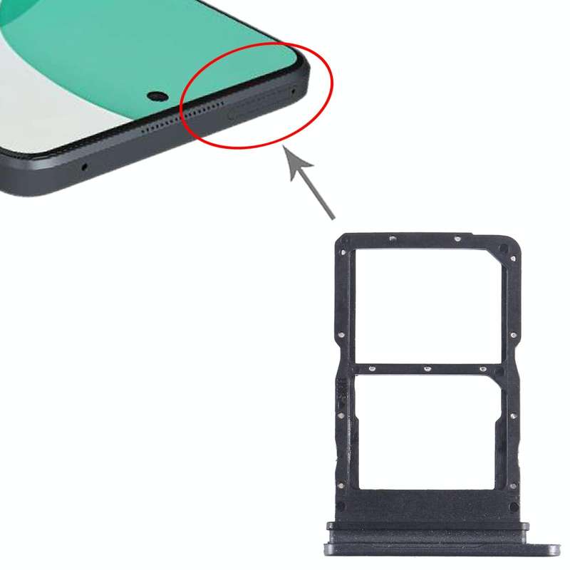 For Huawei Nova 11i SIM + SIM  Card Tray (Black)