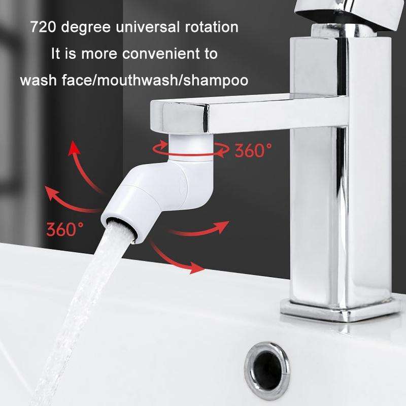 Faucet Extender Splashproof Universal Aerator, Color: Blue White