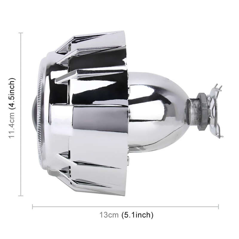 IPHCAR G262 H1 3.0 inch 12V Bi-Xenon Projector Lens Headlight with Exquisite Angle Eyes Decoratio...