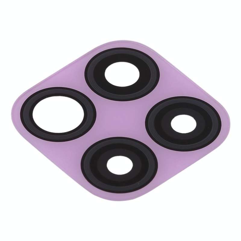 For Huawei P40 Lite  10pcs Original Back Camera Lens (Pink)