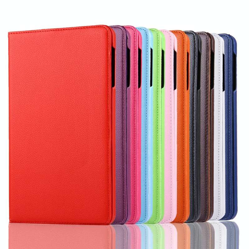 For Galaxy Tab A 10.1 / T580 Litchi Texture Horizontal Flip 360 Degrees Rotation Leather Case wit...