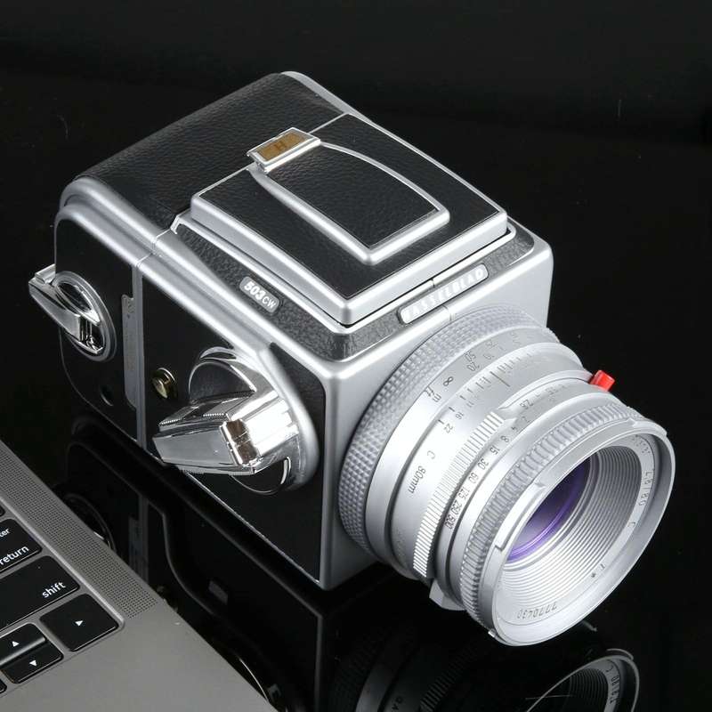 For Hasselblad 503CW Non-Working Fake Dummy Camera Model Photo Studio Props(Black Silver)