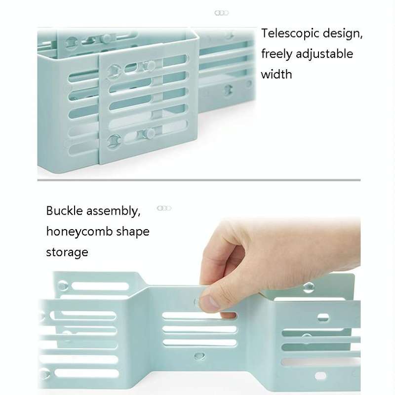 5 PCS TM19009 Drawers Storage Separator Retractable Drawer Divider(White)