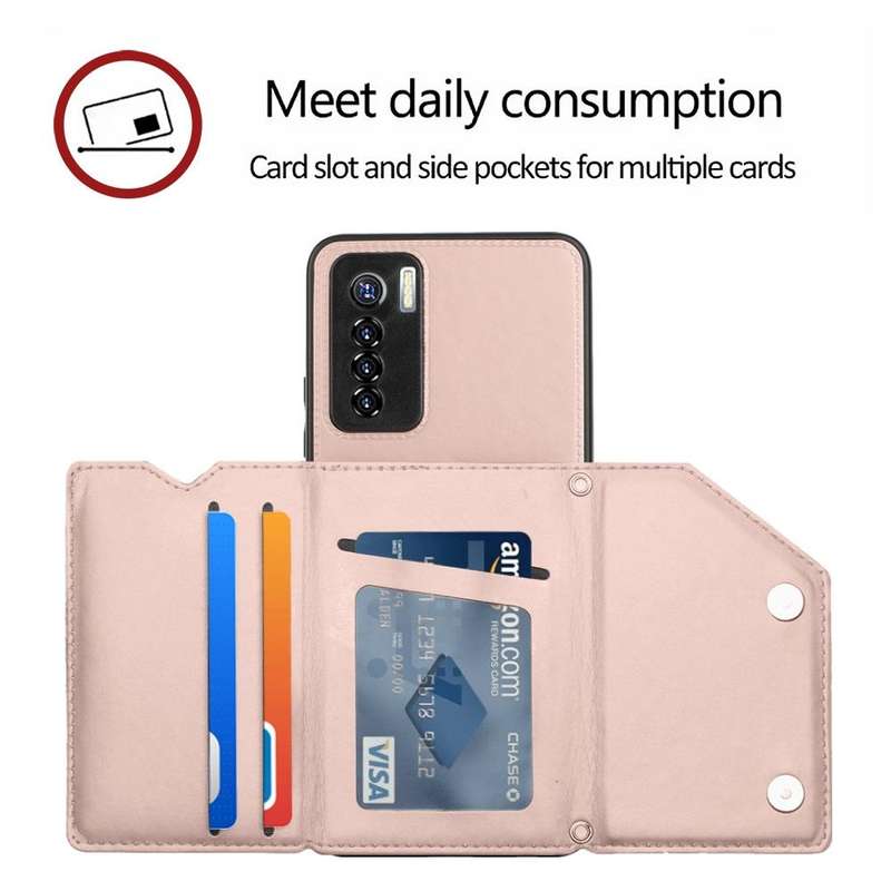 For Tecno Camon 17 Pro Skin Feel PU + TPU + PC Phone Case(Rose Gold)