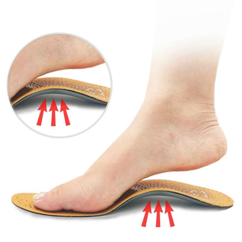 Corrected Flat Foot Arch Pad XO Leg Orthopedic Inner Eight-Shaped Corrective Insole, Size:39/40(B...