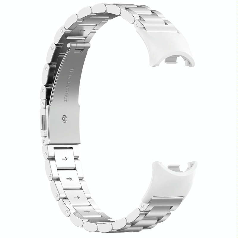 For Xiaomi Mi Band 8 1 Pair  PC Plastic Watch Band Connector(White)