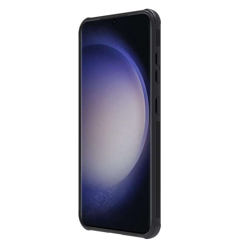 For Samsung Galaxy S24 5G NILLKIN Black Mirror Pro Series Camshield PC Phone Case(Black)