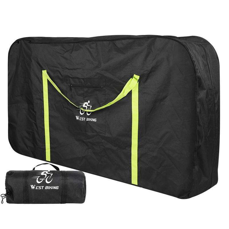 WEST BIKING Folding Bicycle Bag Bicycle Storage Bag Large Green