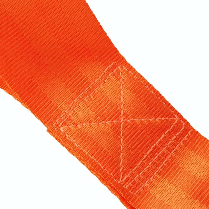 Universal Car Front Rear Tow Strap Adhesive Tape Towing Hook Ribbon, Size: 26.5*6.5*4cm(Orange)
