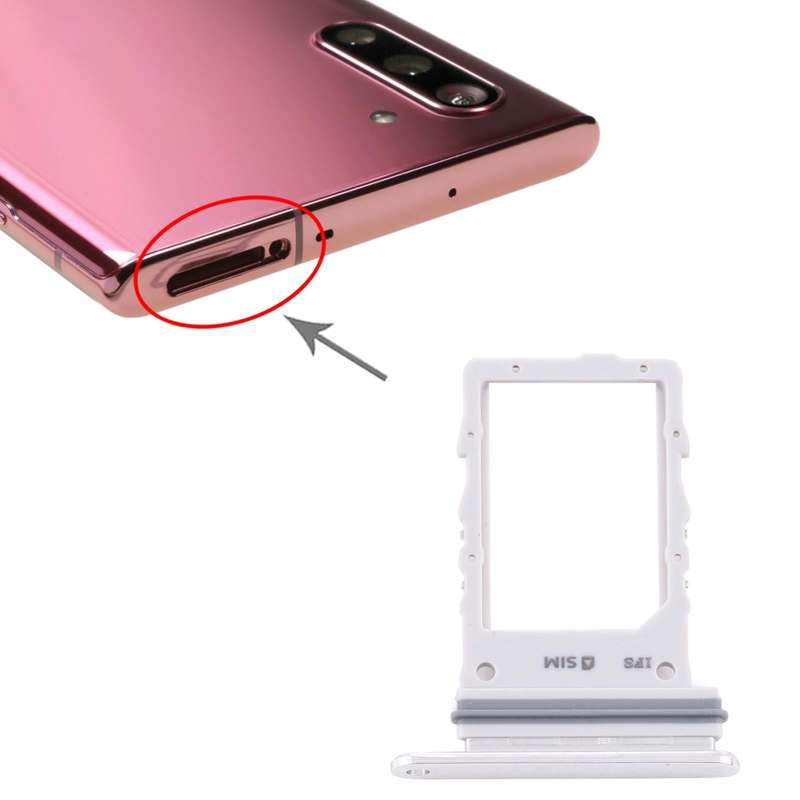 For Samsung Galaxy Note10 5G SIM Card Tray (White)