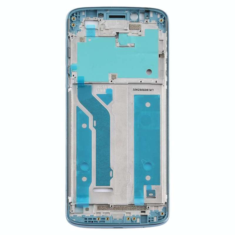Front Housing LCD Frame Bezel Plate for Motorola Moto E5 Plus (Blue)