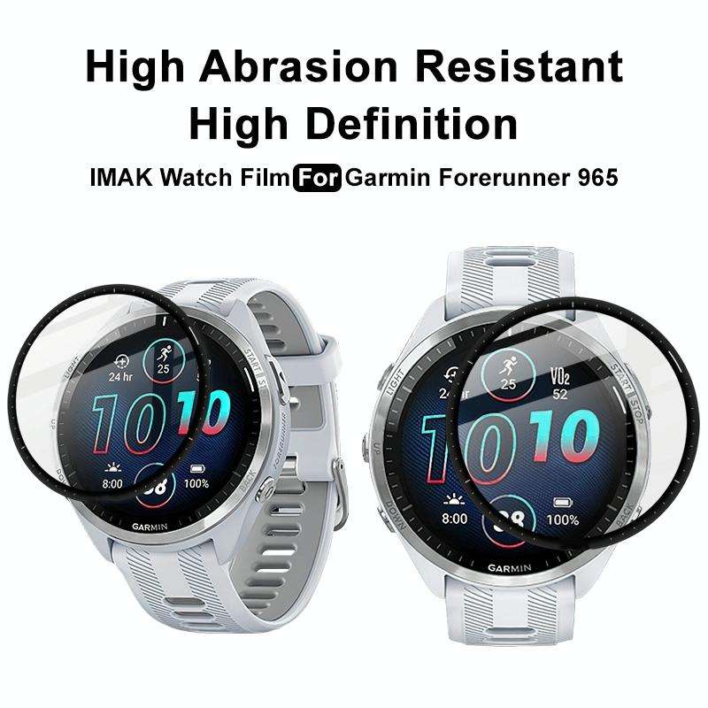 For Garmin Forerunner 965 IMAK Plexiglass HD Watch Protective Film