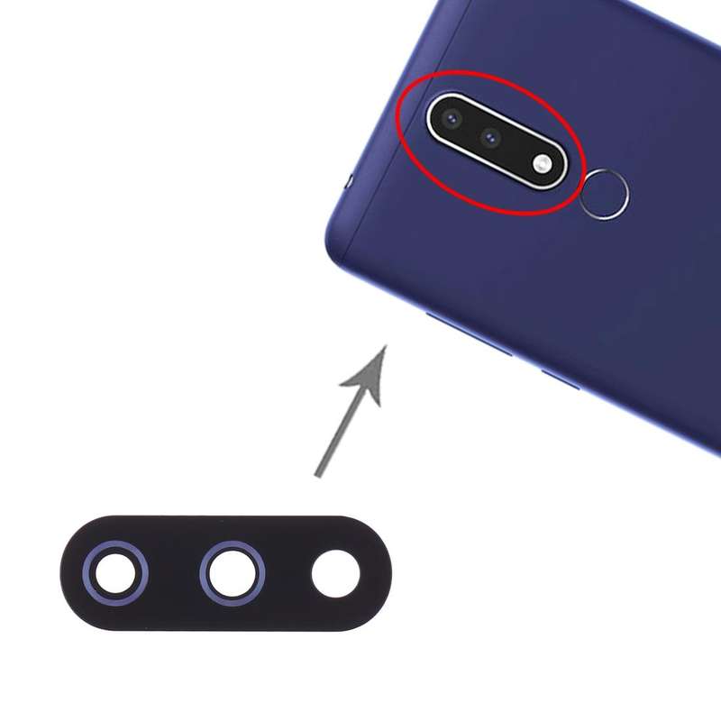 10 PCS Back Camera Lens for Nokia 3.1 Plus / TA-1118