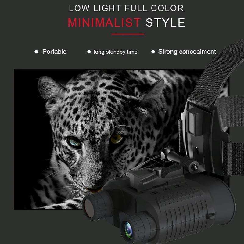 NV8160 Head-Mounted Night Vision Device Binocular Digital 2.7 Inch Screen Outdoor Infrared Night ...