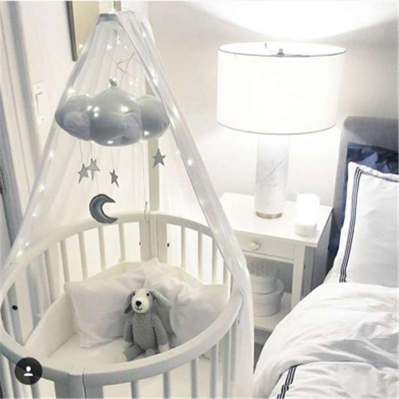 Baby Nursery Ceiling Mobile Party Decoration Clouds Moon Stars Hanging Decorations Kids Room Deco...