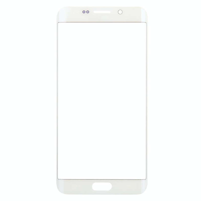 For Galaxy S6 Edge+ / G928 Front Screen Outer Glass Lens (White)