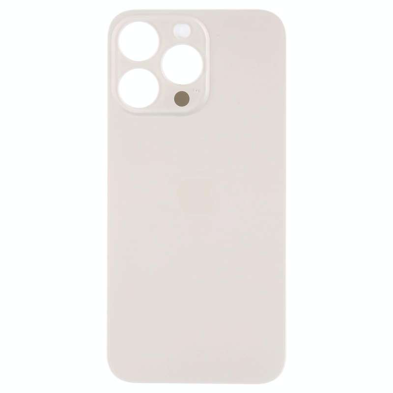 Easy Replacement Big Camera Hole Glass Back Battery Cover for iPhone 14 Pro(Gold)