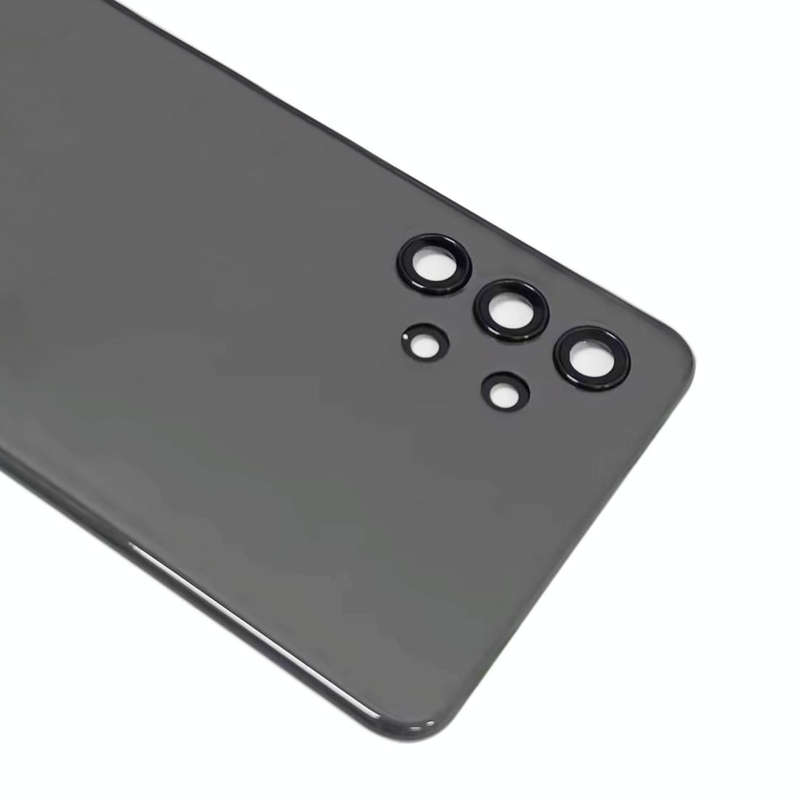 For Samsung Galaxy A32 4G Battery Back Cover with Camera Lens Cover (Black)