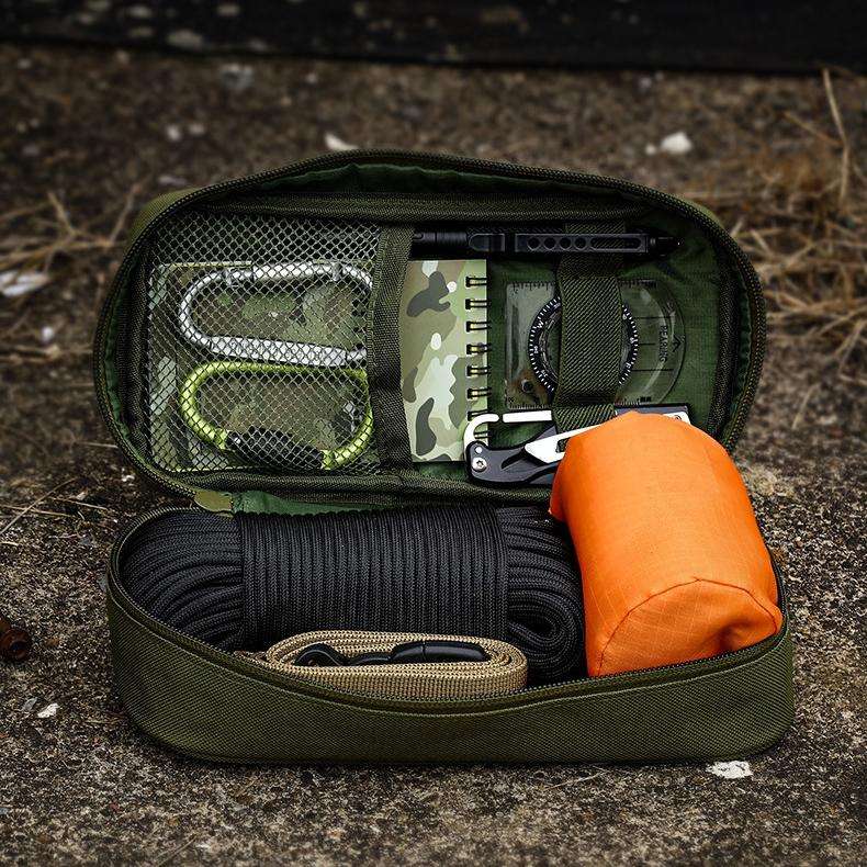 N9 Outdoor Portable Travel Storage Bag EDC Tool Storage Package(Khaki)