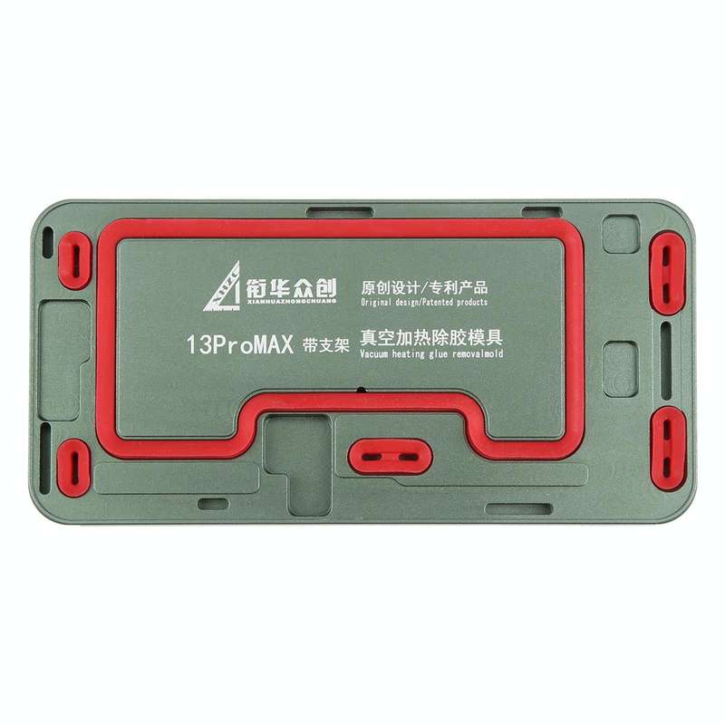 For iPhone 13 Pro Max LCD Screen Frame Vacuum Heating Glue Removal Mold with Holder