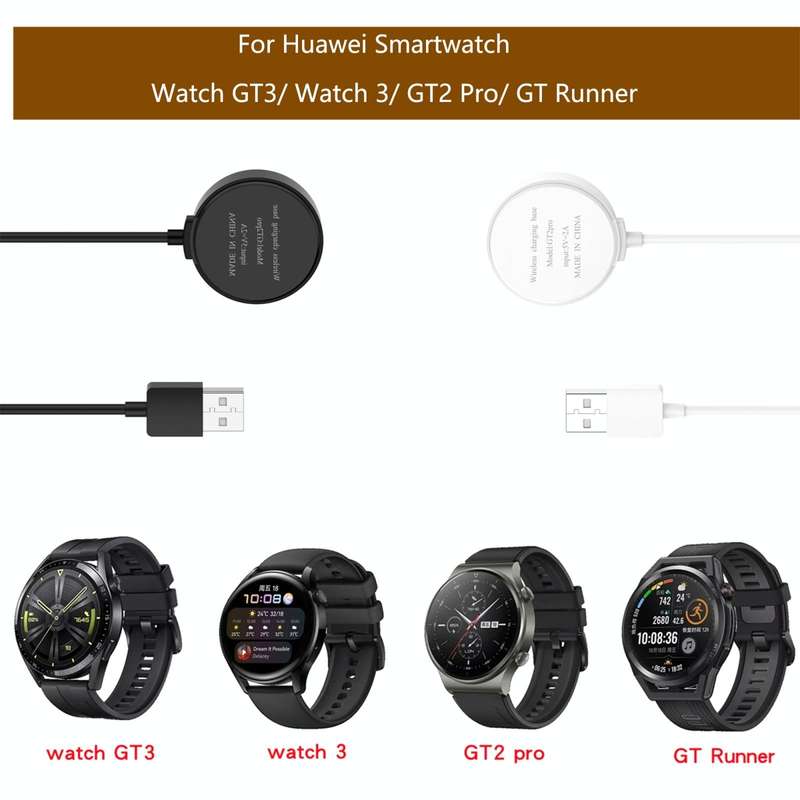 For Huawei Watch 3 Pro Magnet Integrated Charging Base(Black)