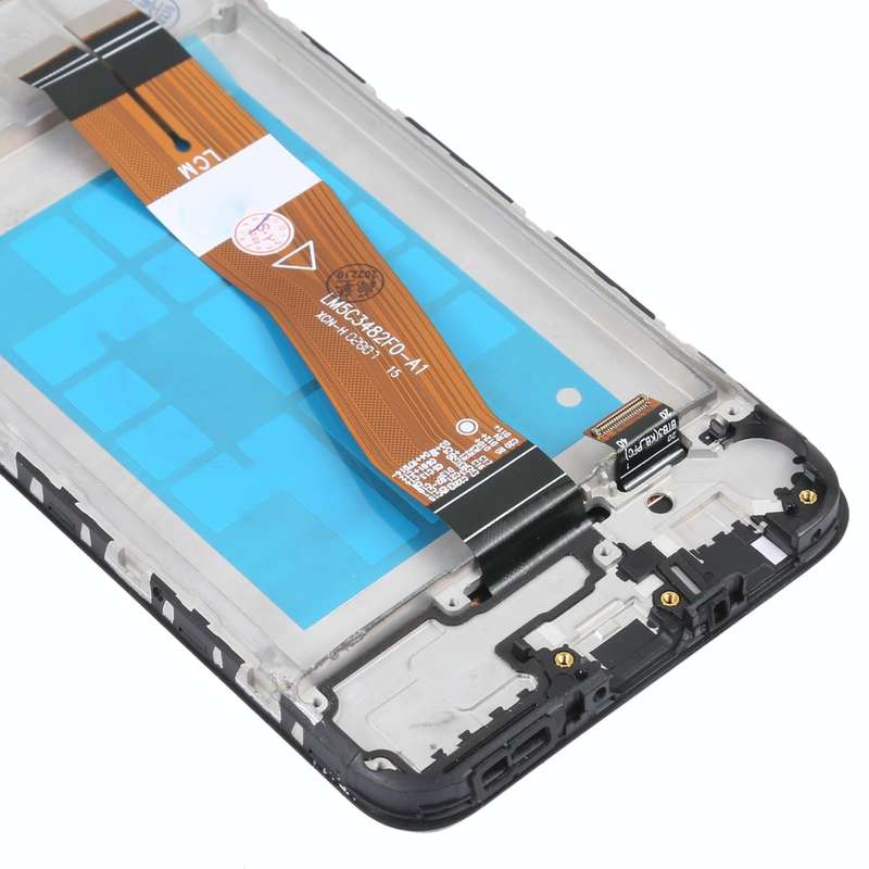 TFT Material LCD Screen and Digitizer Full Assembly With Frame for Samsung Galaxy M02s(Black)