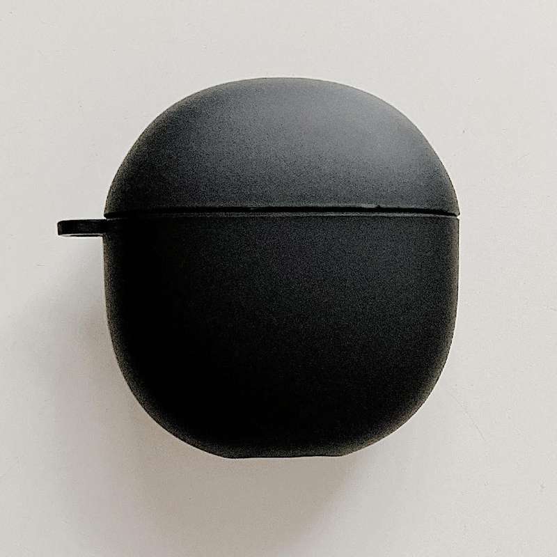 For vivo TWS Air Solid Color PC Frosted Earphone Protective Case(Black)